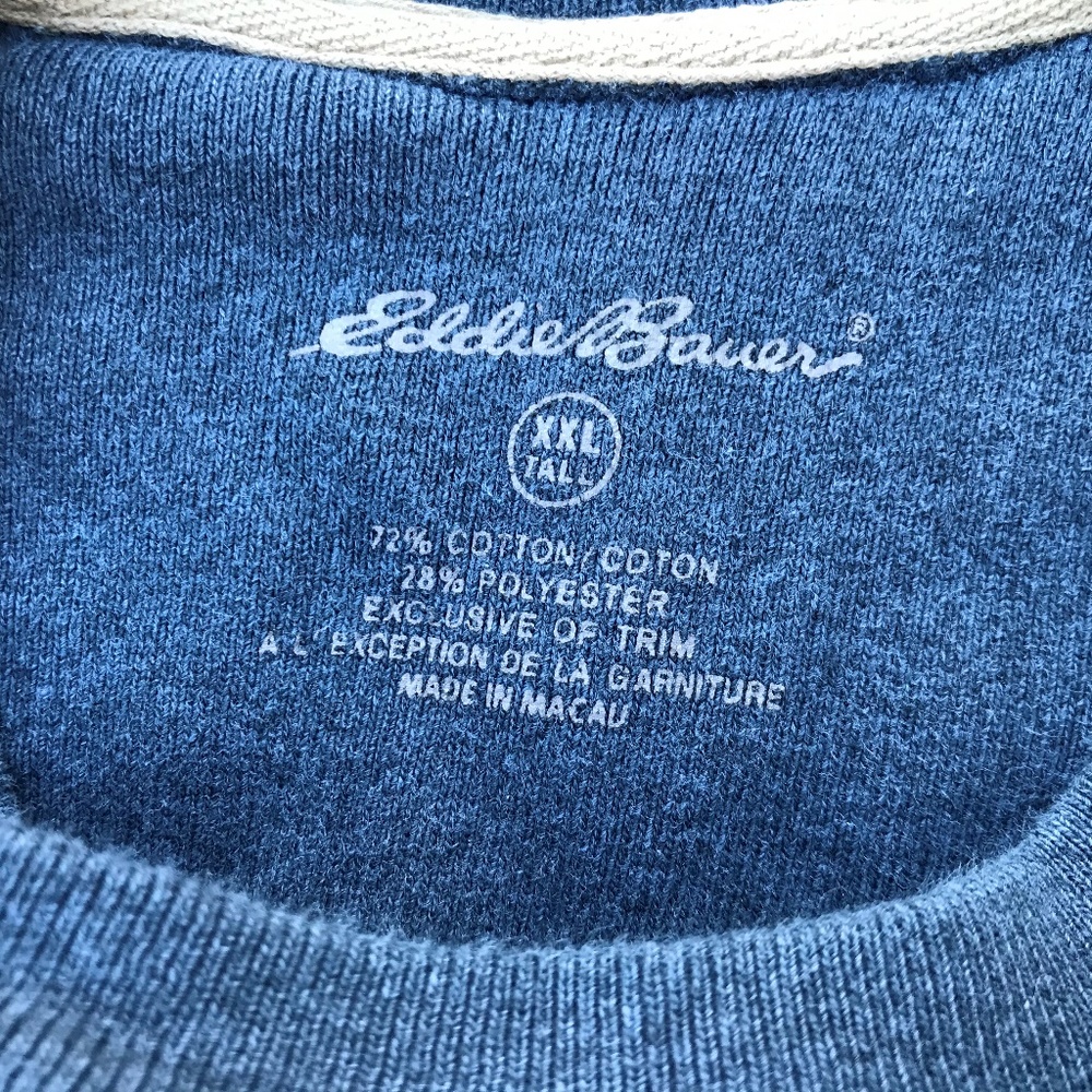 Eddie Bauer Men Sweater Long Sleeve Crew Neck Pull - Picture 5 of 8